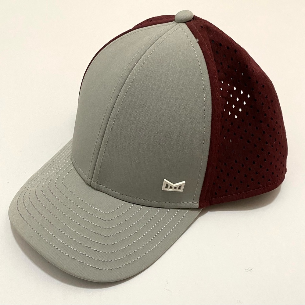 Melin A Game Hydro Snapback Gray and Maroon Cap Classic Size